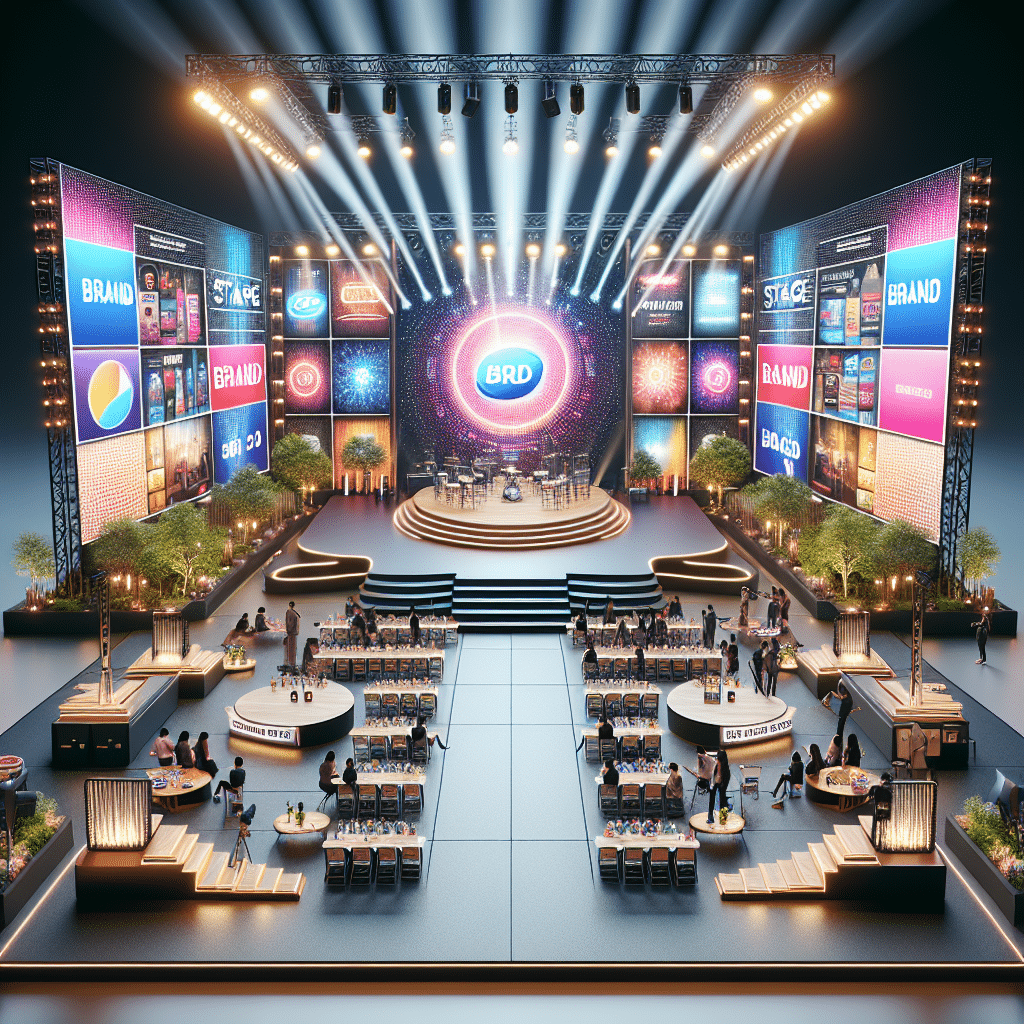 Escenografía y tematización para acciones de marca