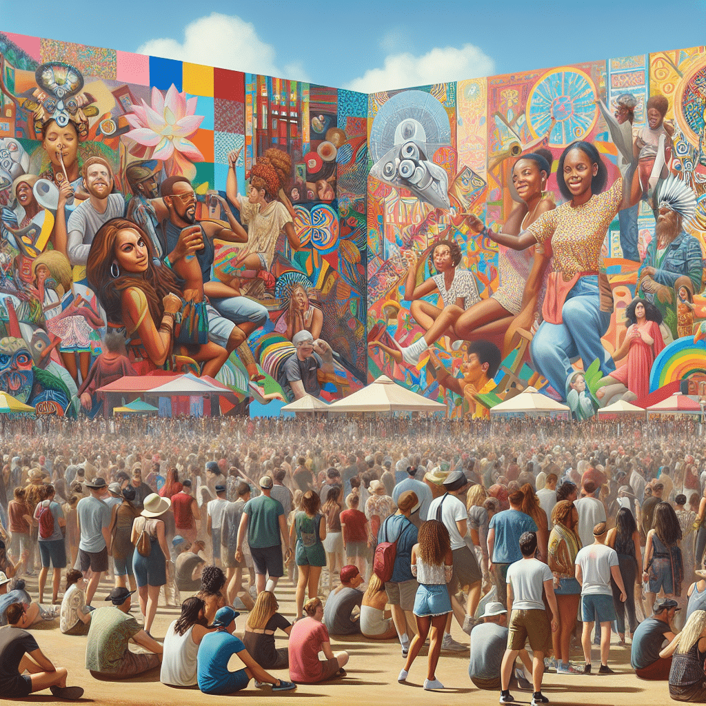 Festivales con arte en gran formato