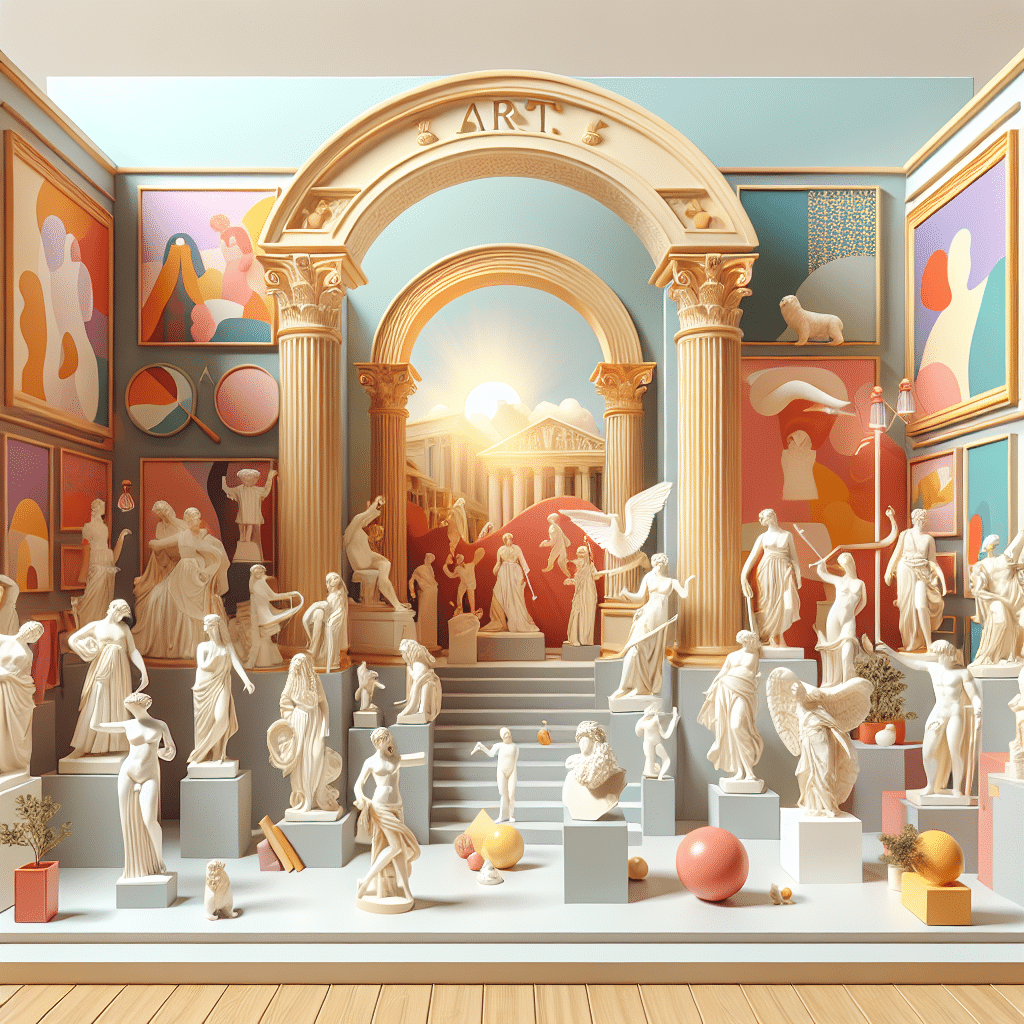 Impresiona con figuras artísticas en tu stand