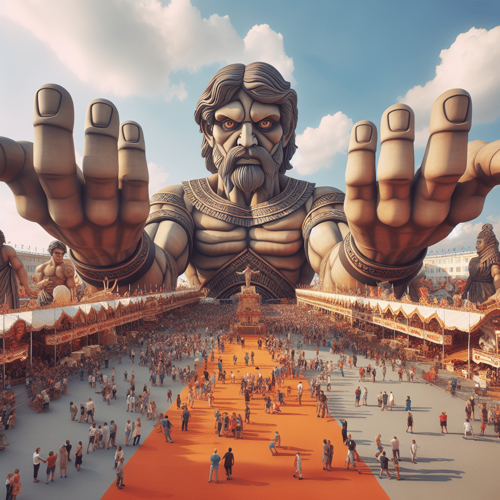 Creación de figuras gigantes para destacar en ferias