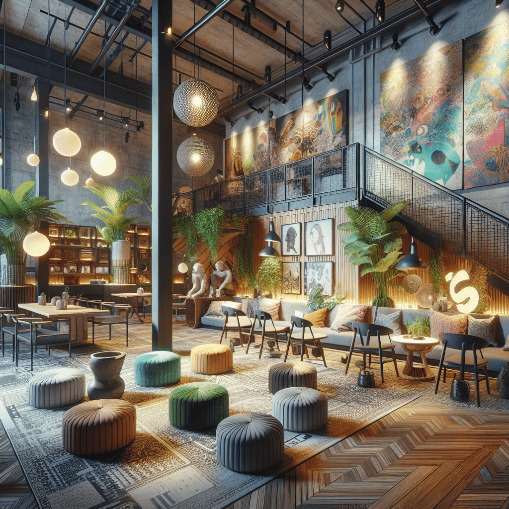 Interiorismo artístico para negocios únicos