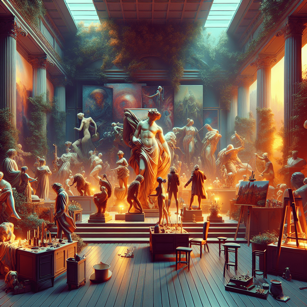 La magia del arte en figuras y ambientaciones