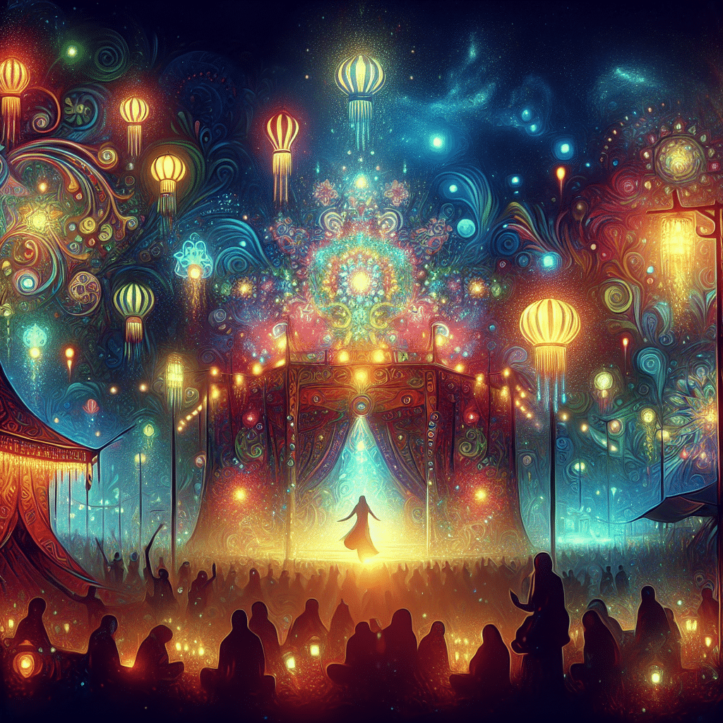 Magia visual para festivales únicos